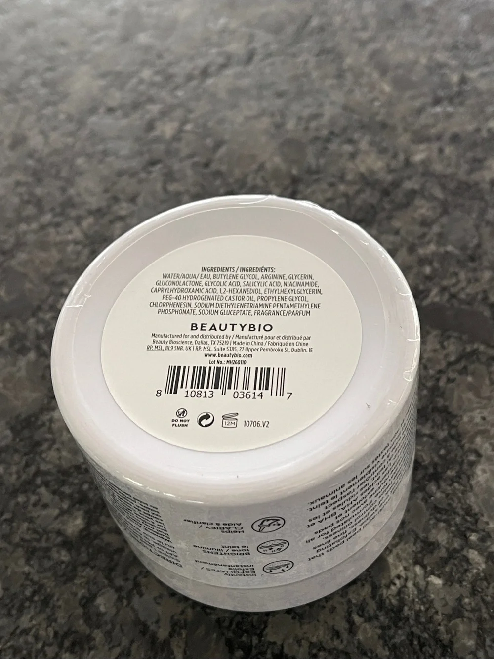 Beautybio Swipe and Glow Peel Pads multi acid resurfacing facial pads